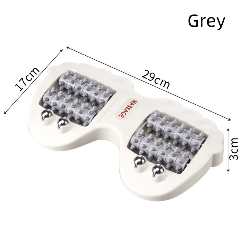 Dual Foot Massager Magnetic Beads Roller Acupoint Relief