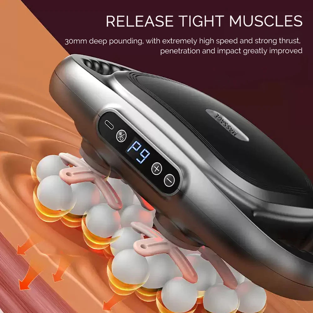 22 Head Fascia Gun Massage High Frequency Muscle Massager