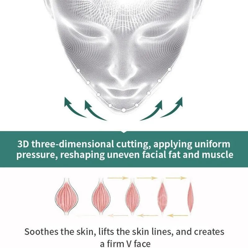 3D Reusable Face lifting Mask Anti Slimming Bandage V Shaper Full Face Lift Slim Sleeping face Mask Beauty Breathable