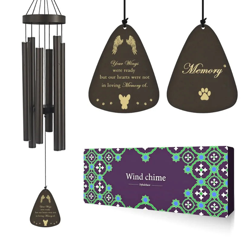Dog Memorial Gifts for Loss of Dog, Pet Memorial Wind Chime, Loss of Dog Sympathy Gift, Dog Remembrance Gift in Memory of Dog
