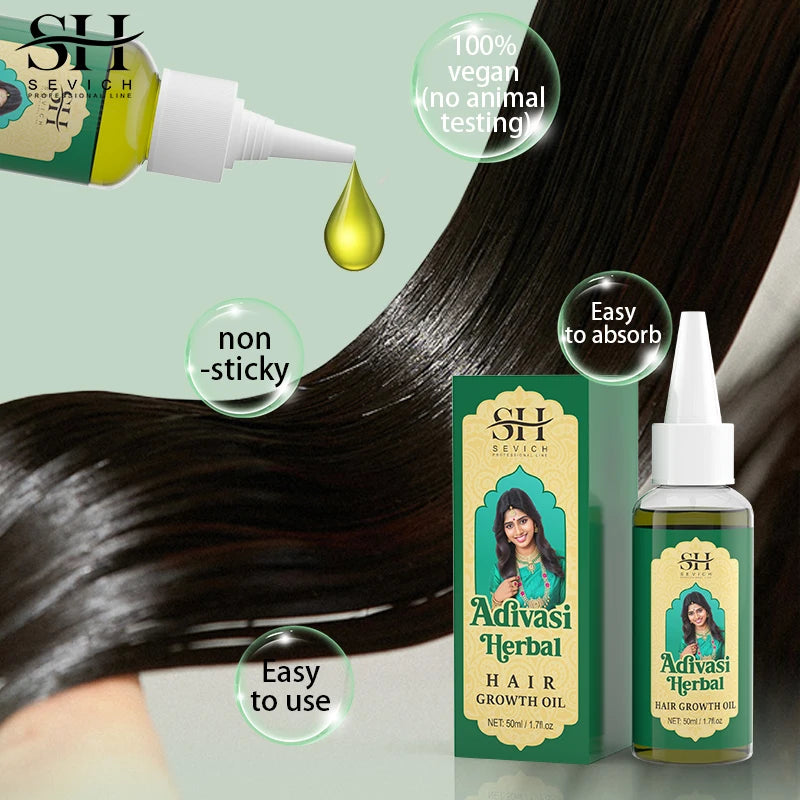 Ayurvedic Hair Growth Oil Adivasi Anti Hair Loss Serum