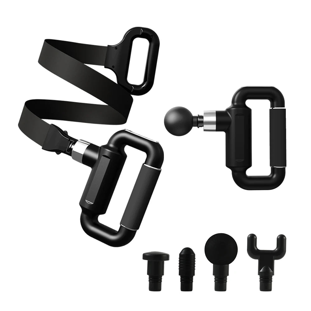 Deep Tissue Massager Gun Belt 2 In 1 Percussion Massage