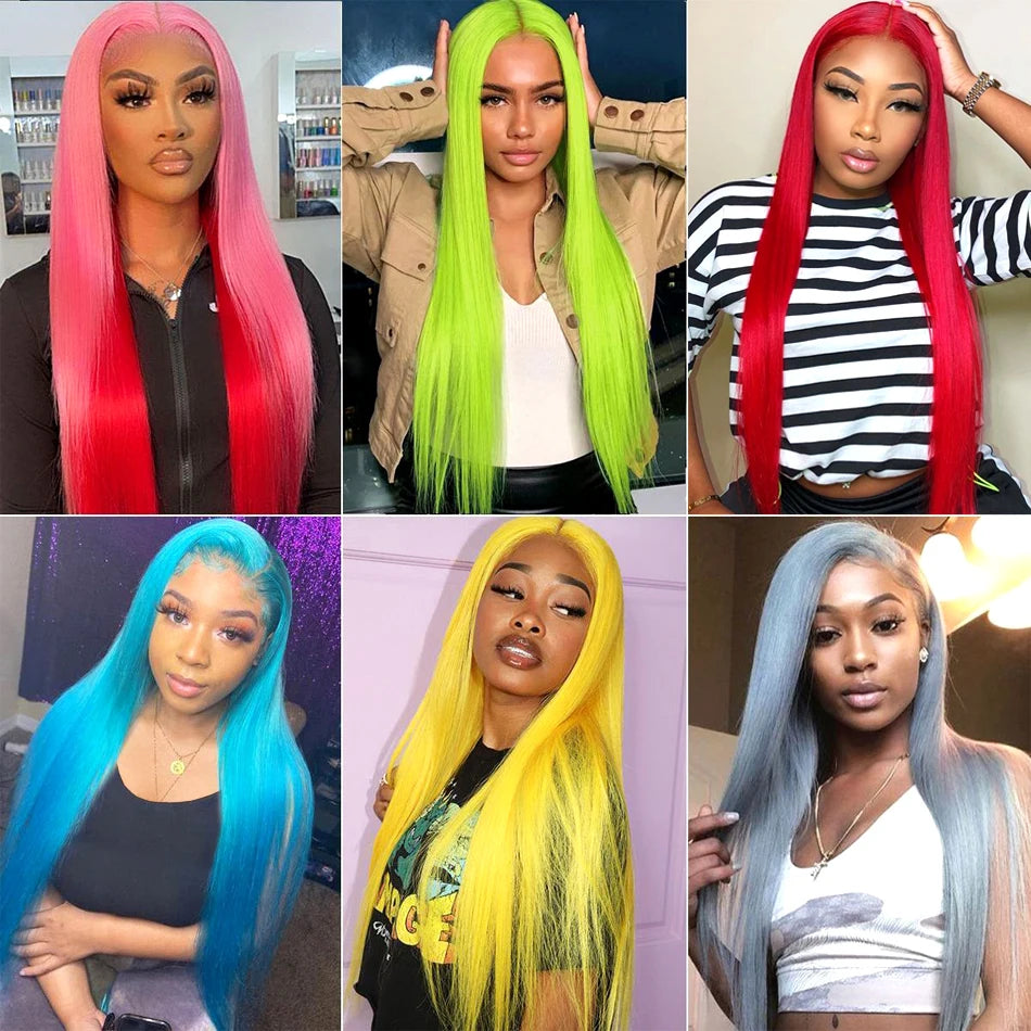 HD 13x6 613 Blonde Lace Front Wig Brazilian Straight