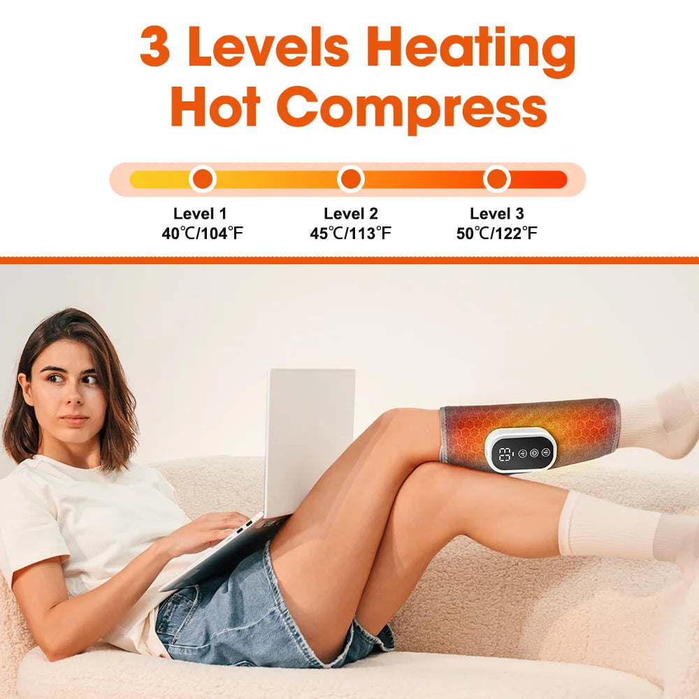 3 Modes Leg Massager Air Pressure Calf Massager Compression