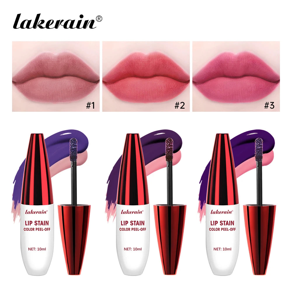 Peel Off Lip Gloss Matte Natural Mist Lip Tinted Waterproof Long Lasting Lipstick Woman Makeup Tear Contour Stain Cosmetic