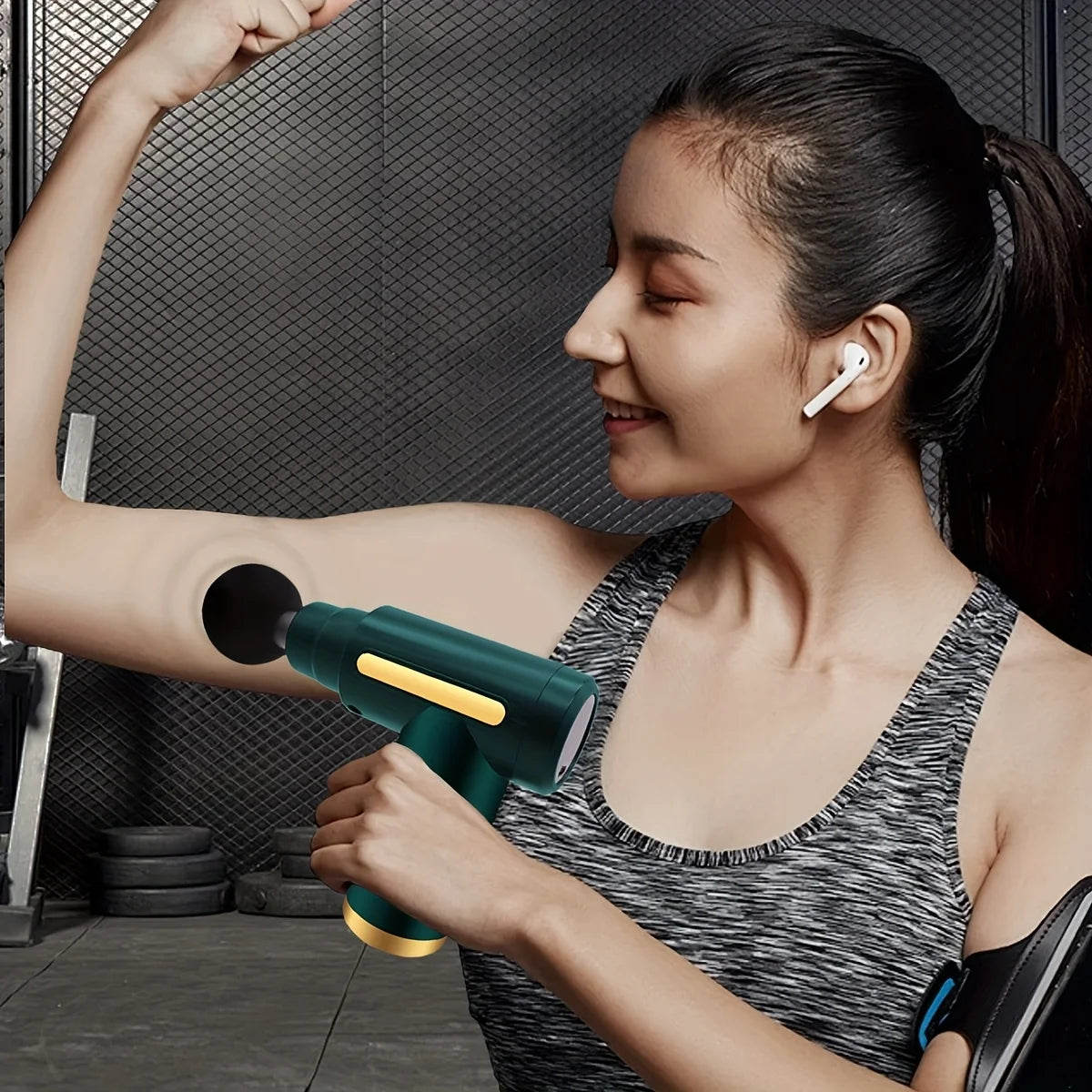Portable Digital Fascia Gun Massager With LED Display