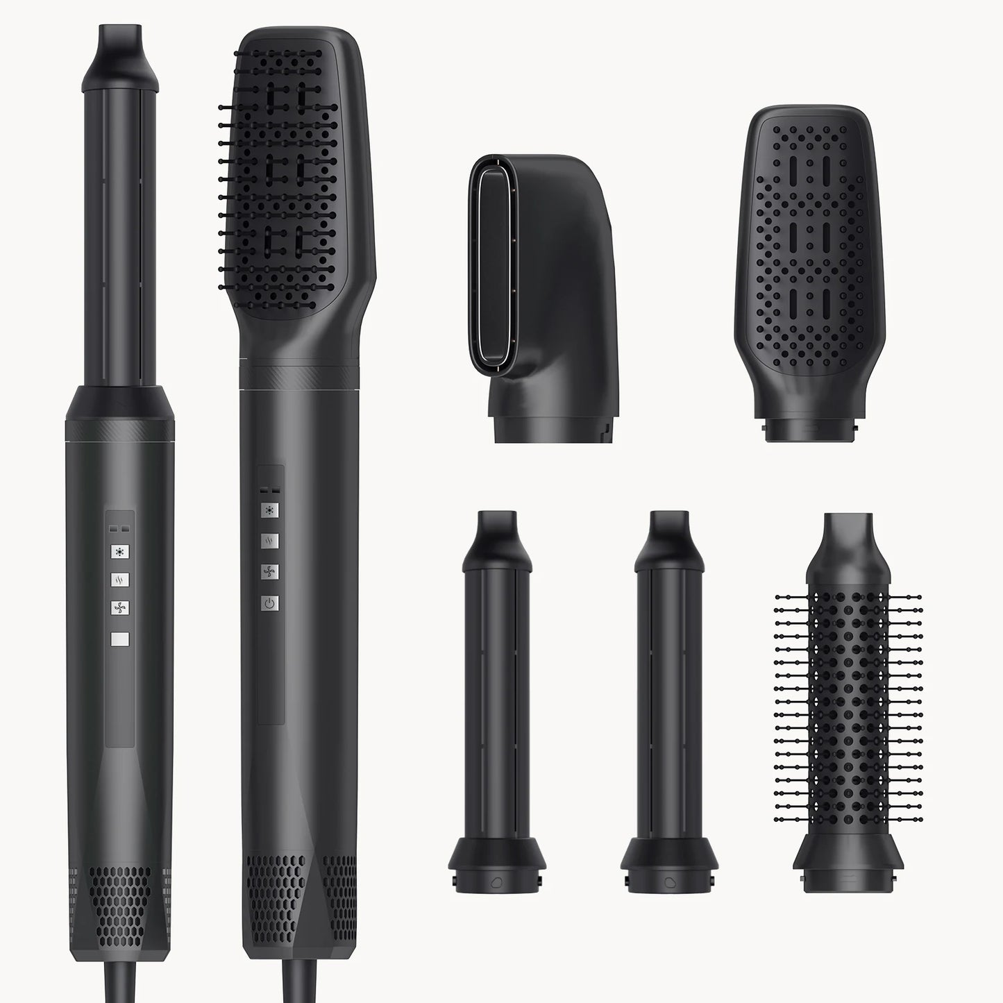 OKWRAP 5 in 1 Hot Air Styler Hair Dryer and Straightener