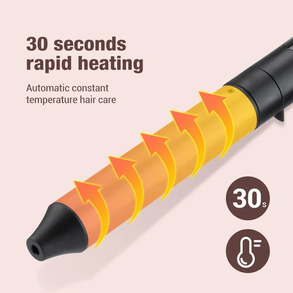 6 in 1 Hair Curling Iron Fast Heating All Hair Types