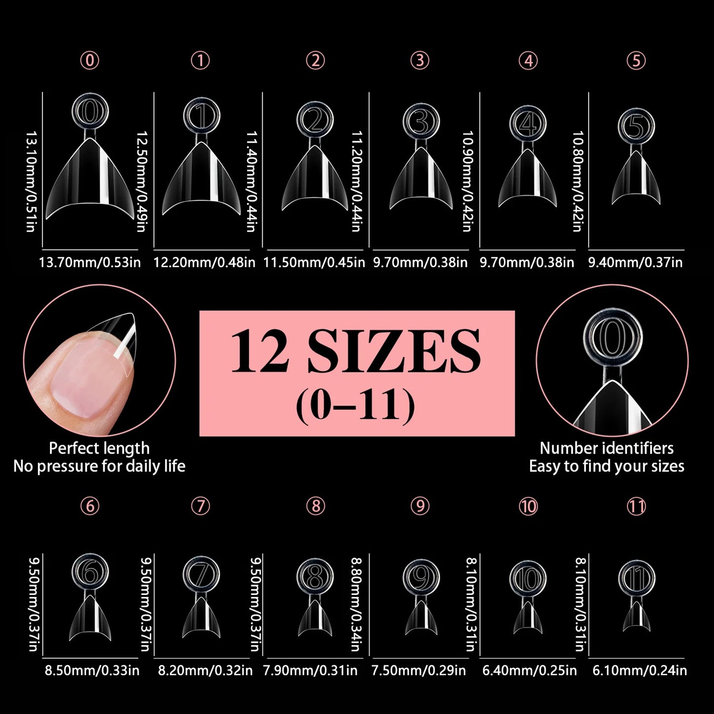 600Pcs Short Square Matte Press On Nails Ultra Short Fake Nail Tips No Filling Required Glue Free False Nails For Women