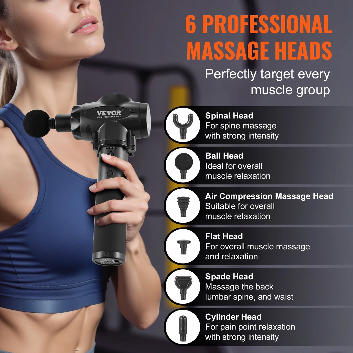 SucceBuy Massage Gun Deep Tissue Percussion Massager