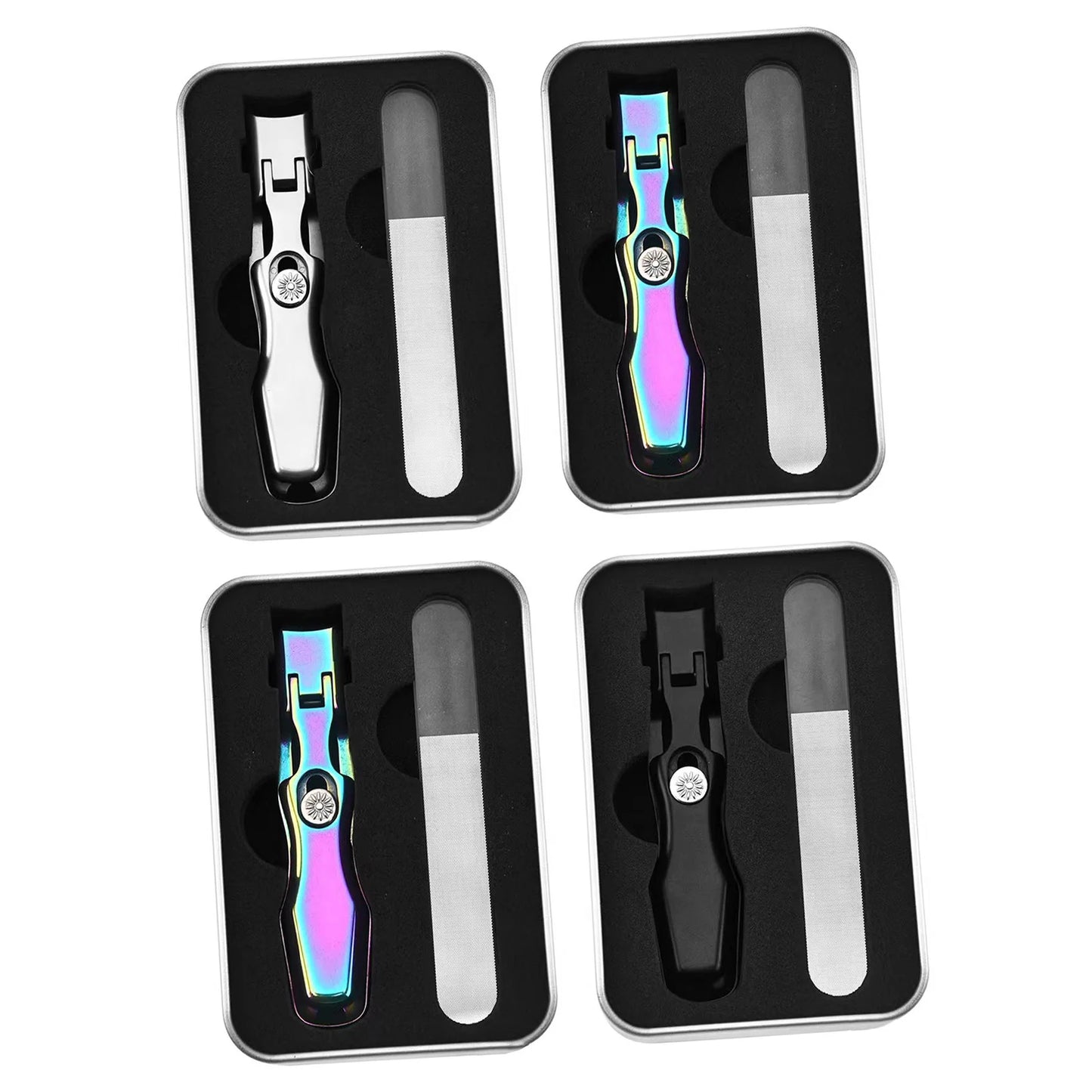 Nail Clippers Stainless Steel Professional Wide Jaw Opening Fingernail Cutters Nail Clippers