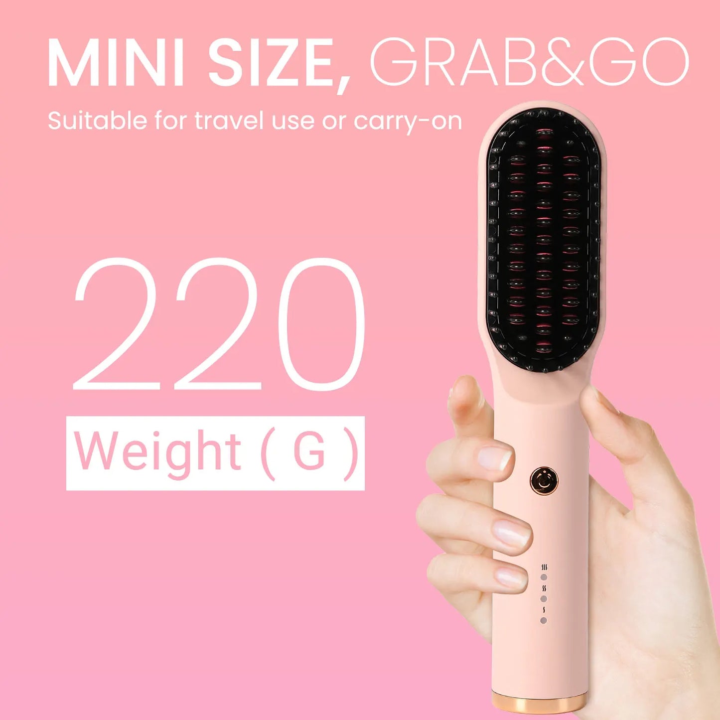 Kipozi Negative Ion 3 In 1 Hair Dryer Brush Styler Pro
