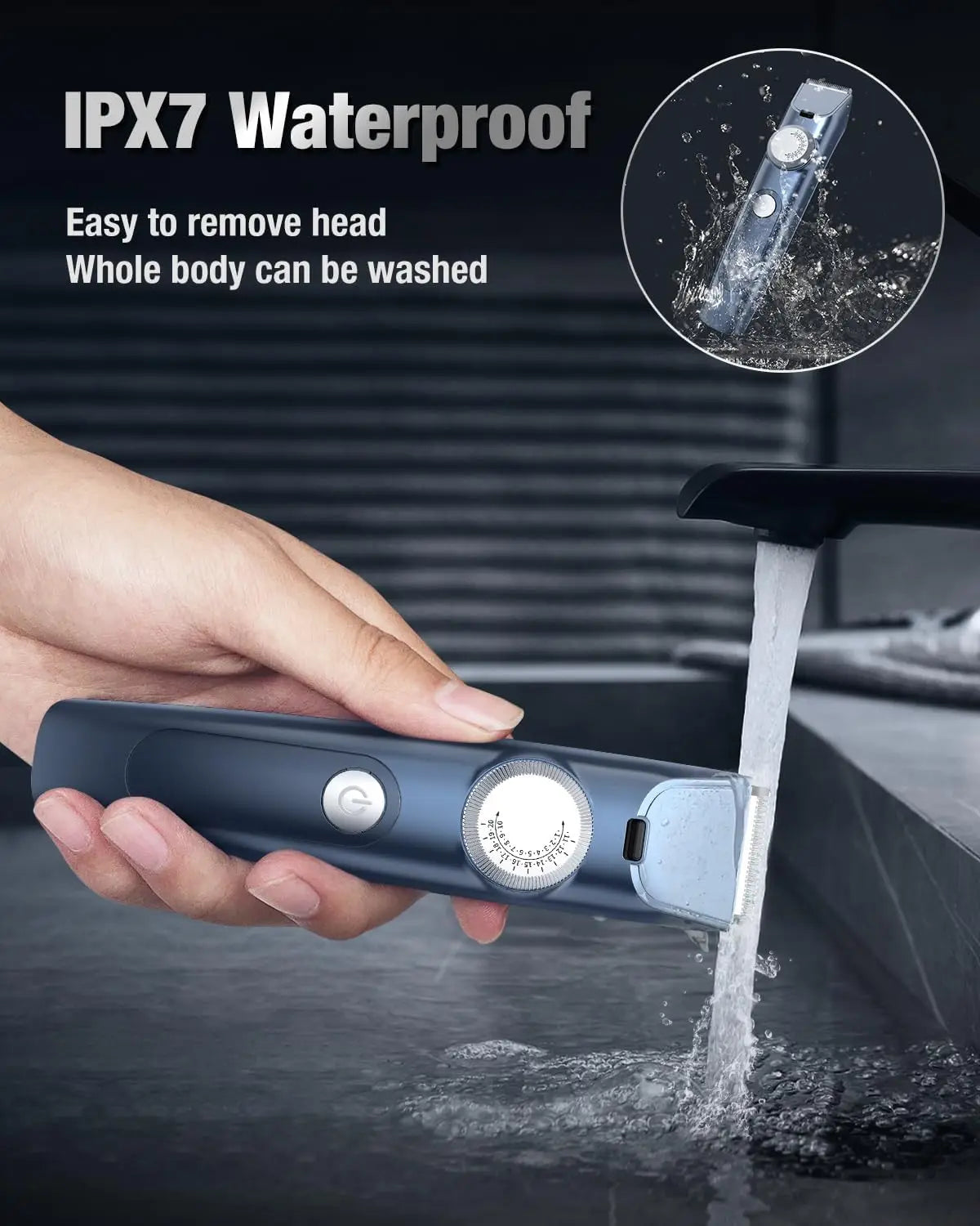 Sejoy Cordless Beard Trimmer For Men Hair Clipper Mustache