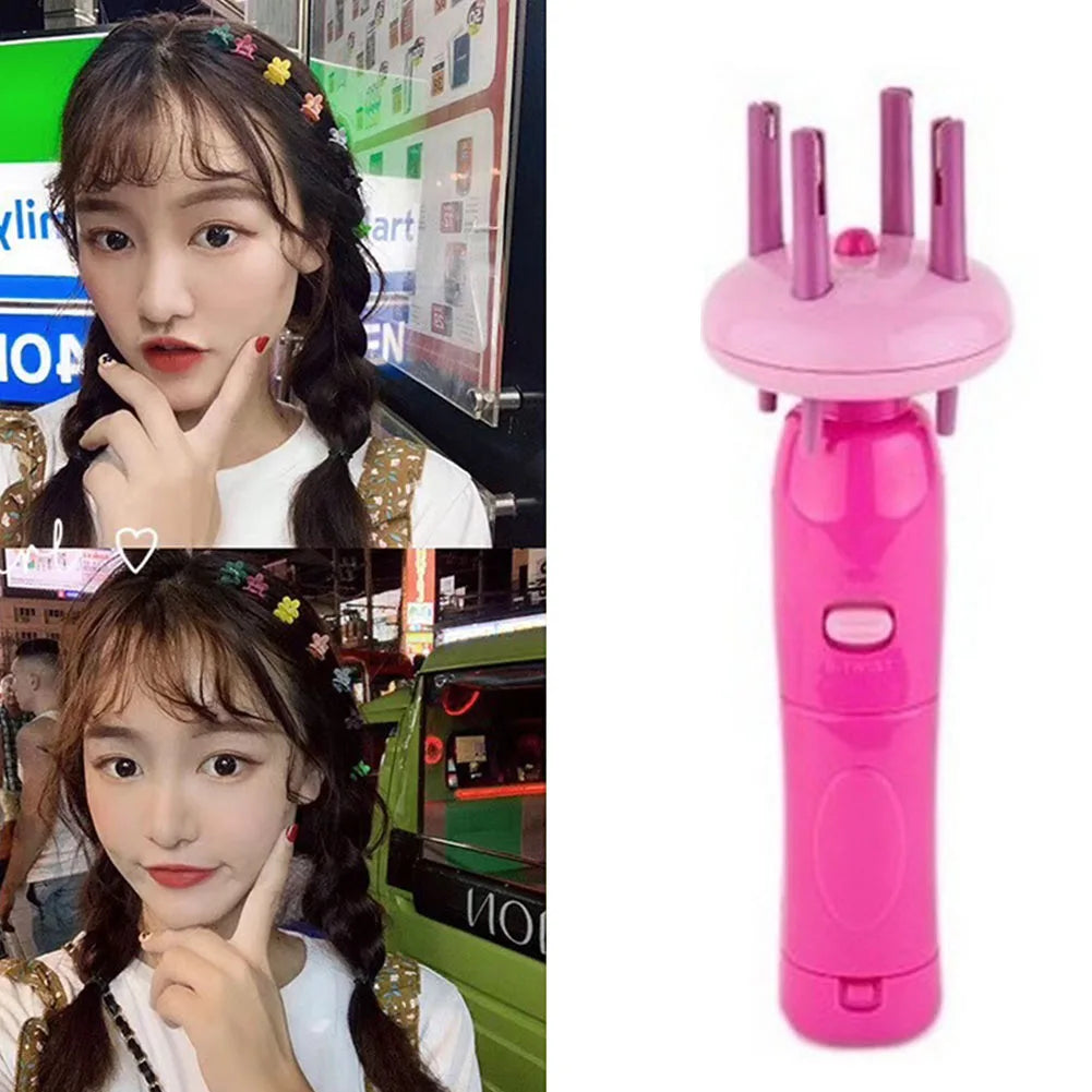 Automatic Hair Braider Roller Twist Device With Battery
