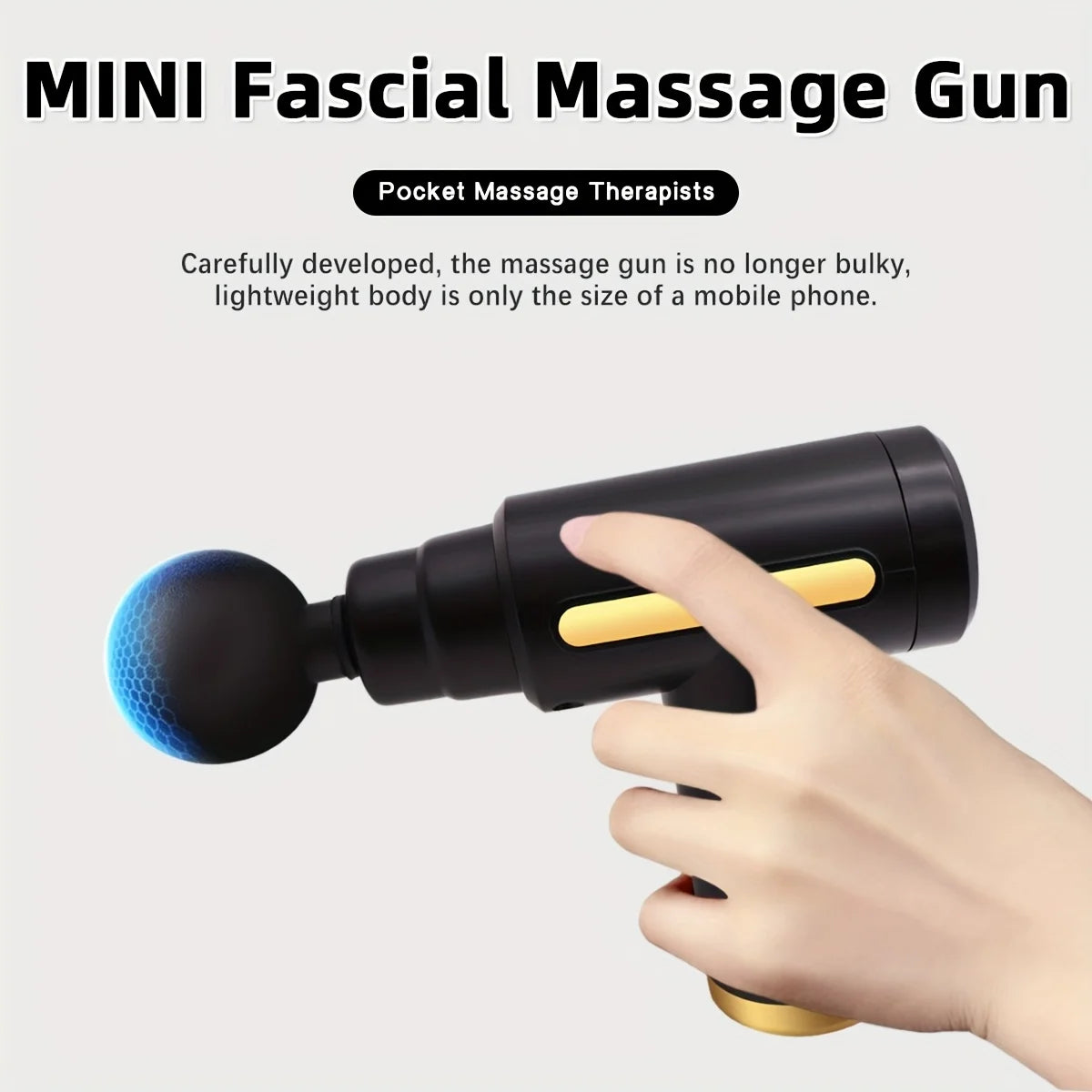 Portable Digital Fascia Gun Massager With LED Display