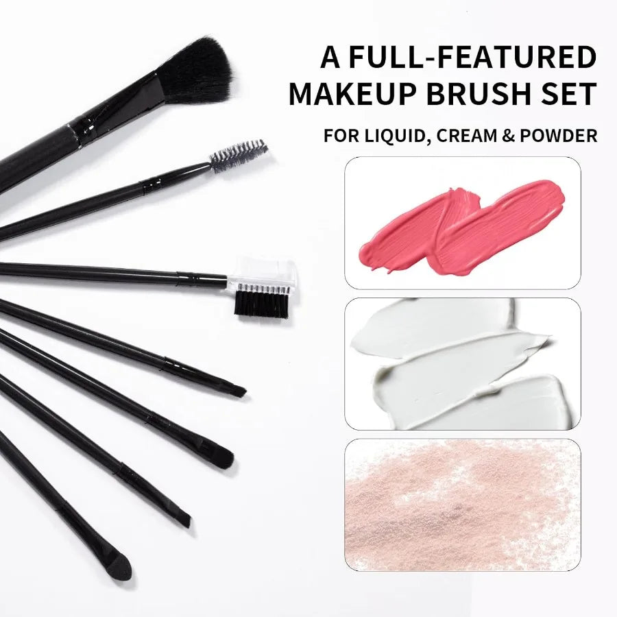 Makeup Set Full Kit for Girls Teens Women Makeup Present Set Includes Eyeshadow Foundation Blusher Eyebrow Pencil Mascara Eyeli