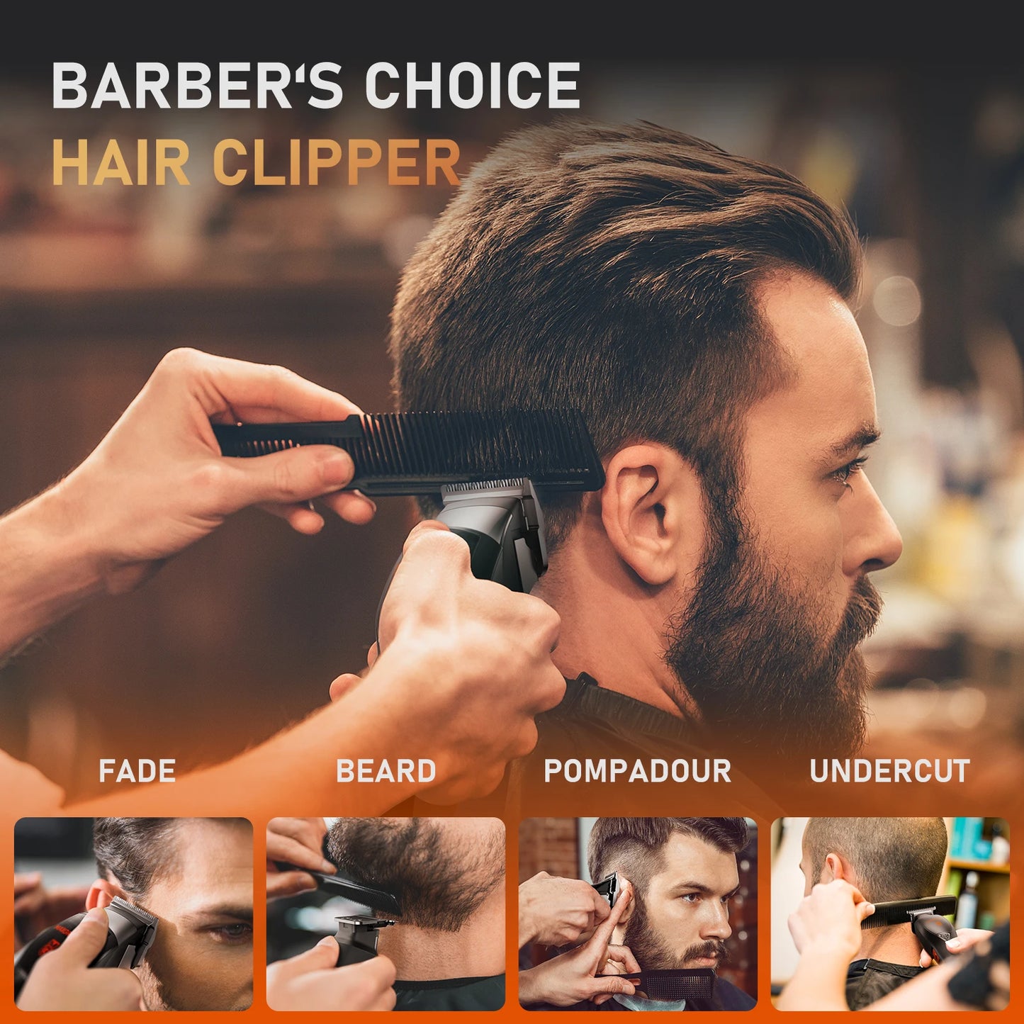 Maxgroom Professional Cordless Hair Clippers Set For Men
