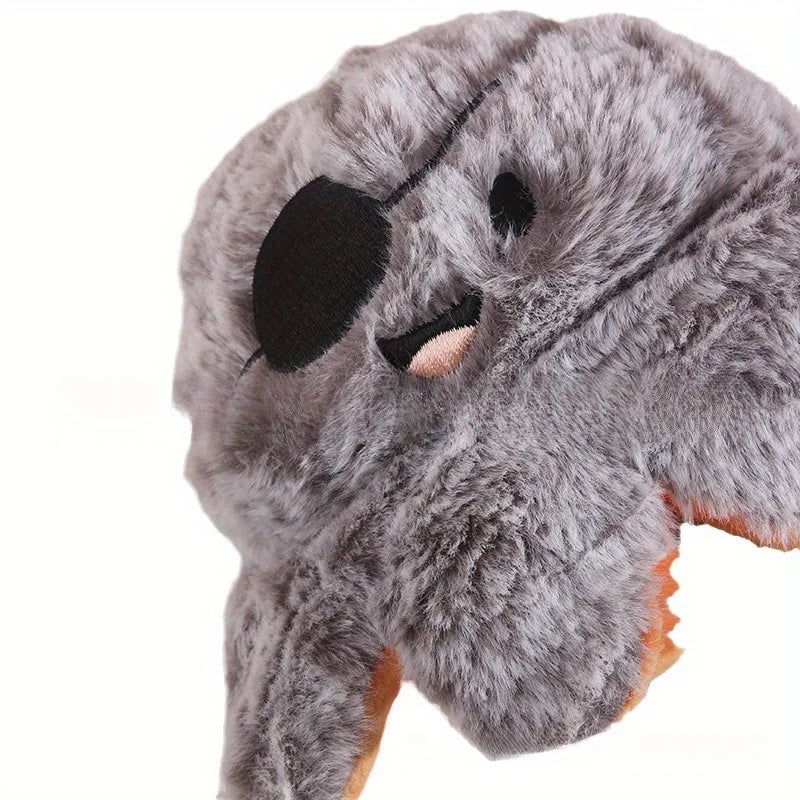 Halloween cat and dog plush sound toy with flipping pumpkin octopus on both sides