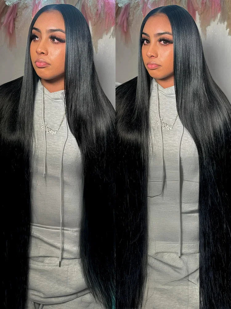 Mossily 30 40 Inch Bone Straight 100% Human Hair Bundles Deal Brazilian Human Hair 3 4 Bundles Raw Hair Extensions Natural Color