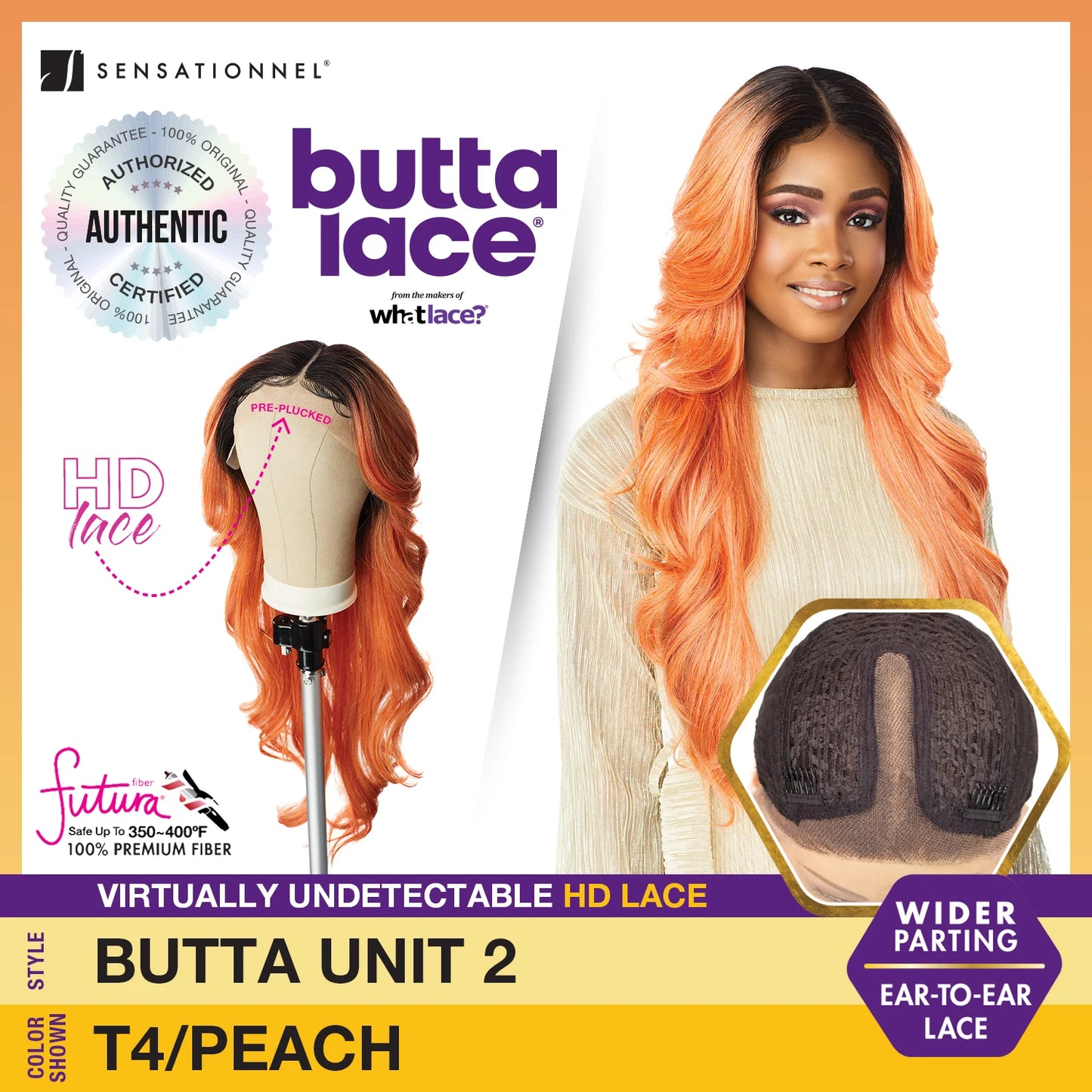 Sensationnel Butta Lace HD Lace Front Wig 2 Natural Look