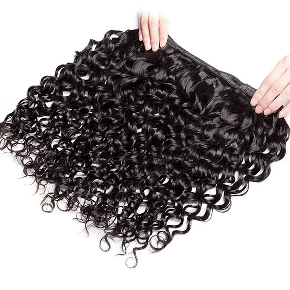 15A Burmese Curly Bundles Human Hair 26 28 30 Inch Deep Wave Raw 3 4 Bundle Deals 100% Unprocessed Double Weft Extensions Weave