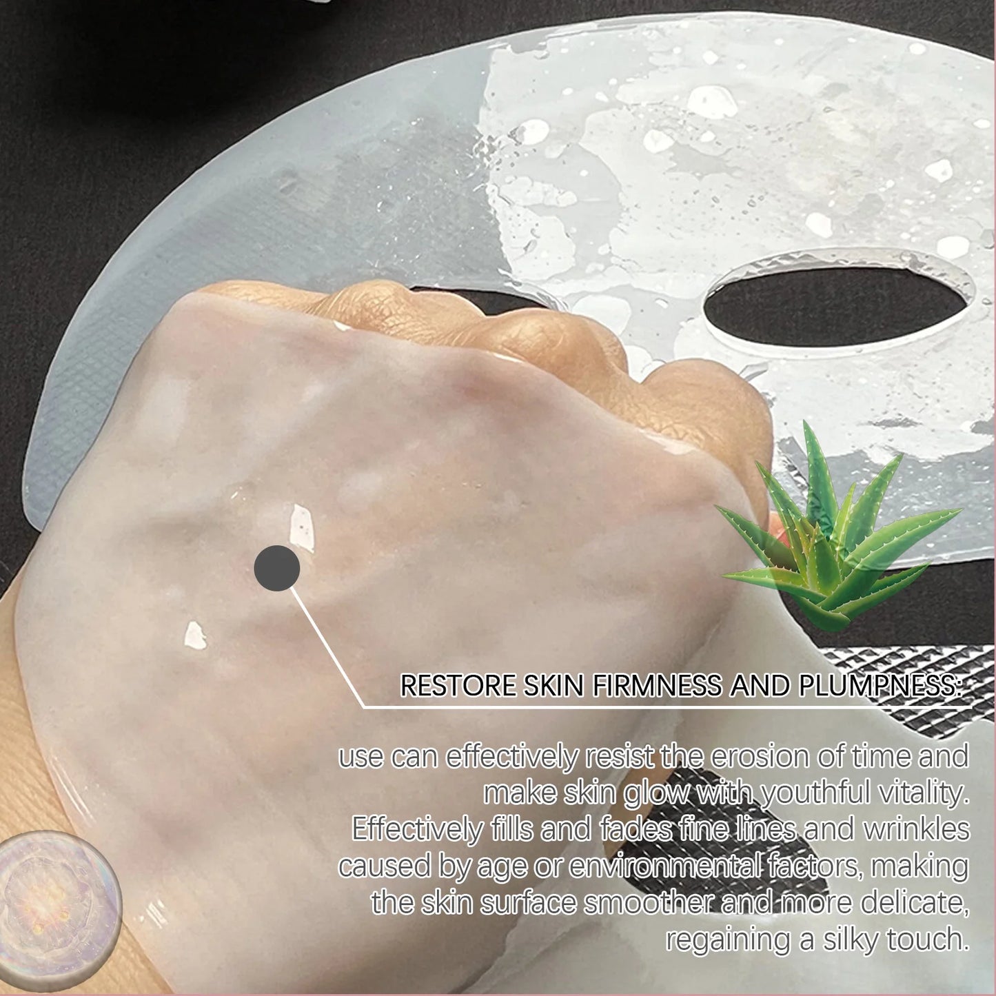 EELHOE Collagen Face Mask Moisturizing Enhance Skin Elasticity Glowing Improve Skin Texture Nourishing Hydrating Facial Mask
