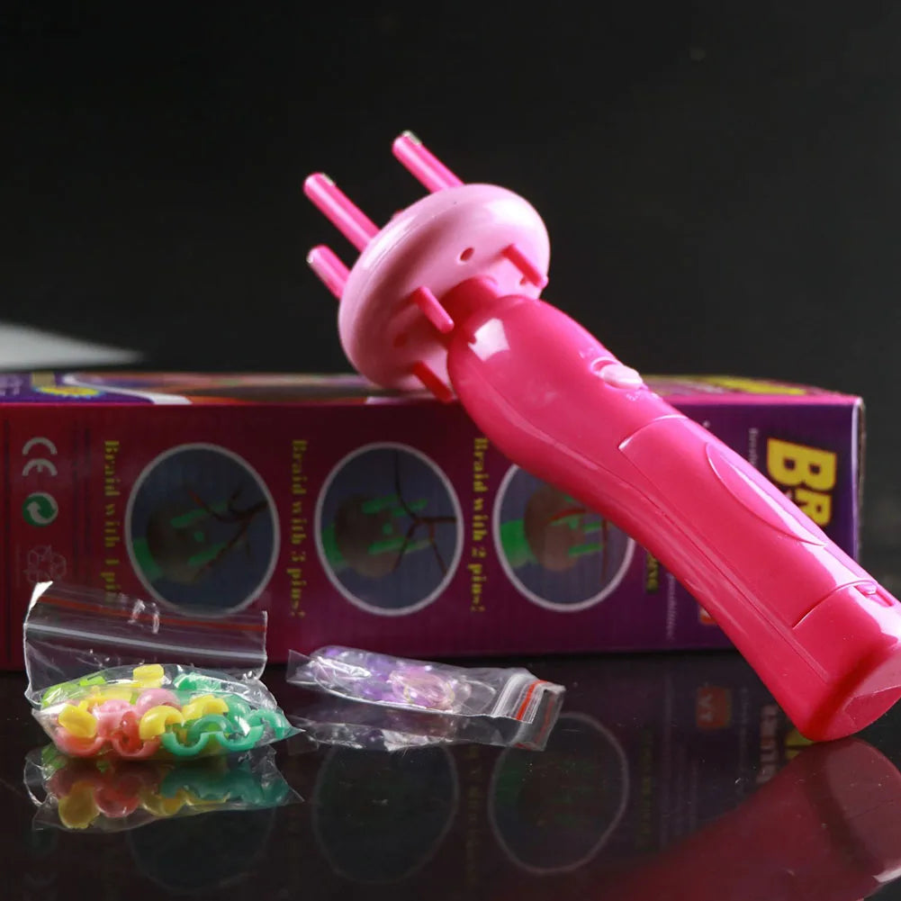 Automatic Hair Braider Roller Twist Device With Battery