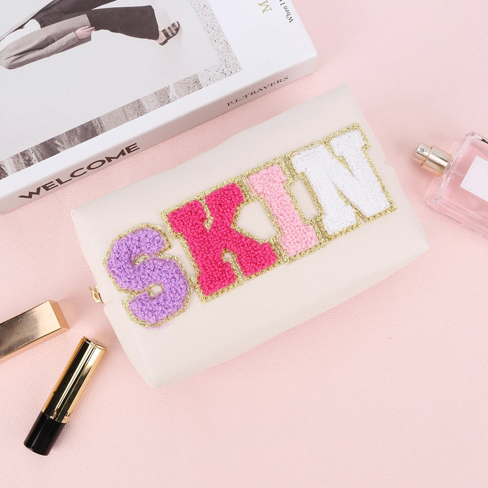 Three Piece Waterproof Toiletry Bags PU Leather For Women