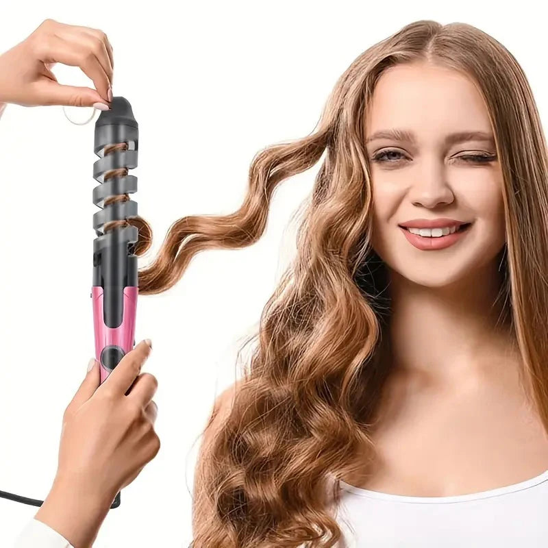 Portable Spiral Anti Scald Curling Iron Hair Ladies Gift