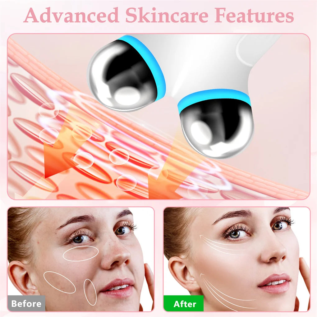 Microcurrent Facial Device Anti Aging Wrinkle Reduction