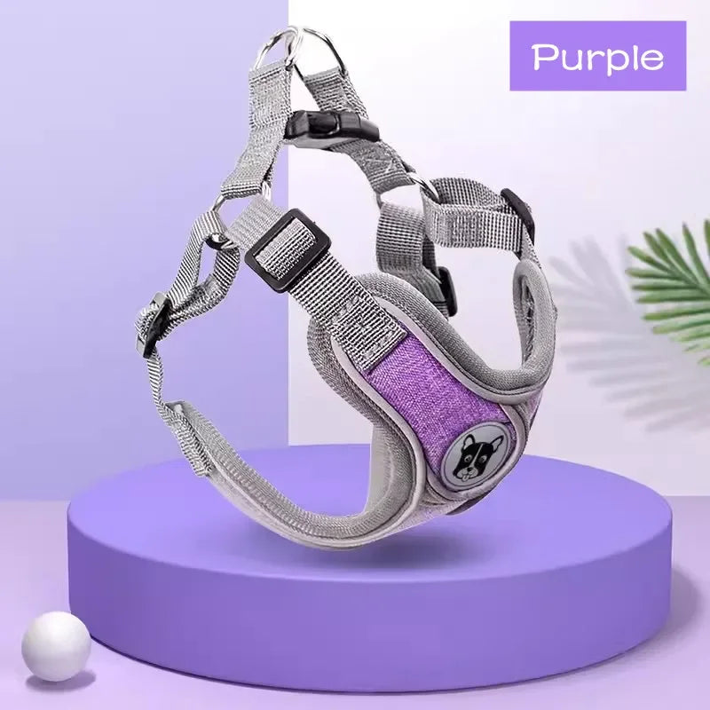 Dog Harness Adjustable Pet Harness Vest For Small Large Dog Cat Reflective Mesh Puppy Cat Chest Strap Dog Accessories