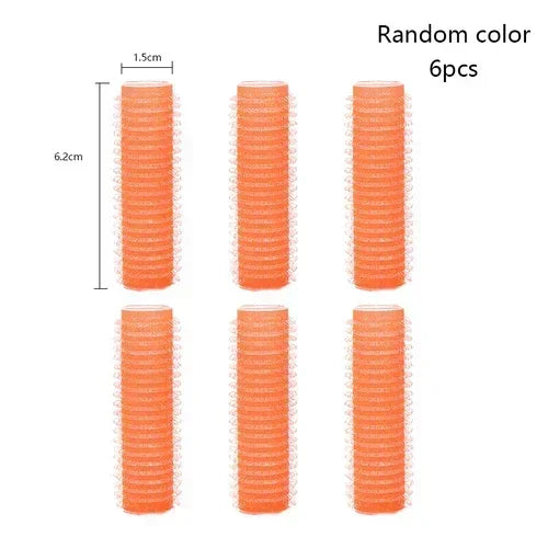 Heatless Hair Rollers Self Grip Hook Curlers Jumbo Set
