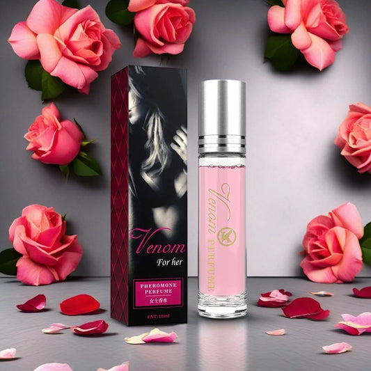Portable Pheromone Perfume Rollerball for Women 10ml roll on fragrance- Fresh, Natural & Elegant Long-Lasting Scent