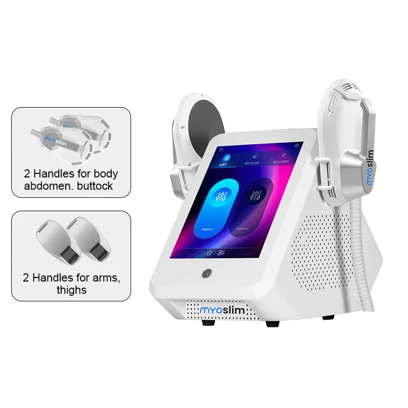 EMS Body Sculpt Fat Removal Machine 4 Handles RF Portable