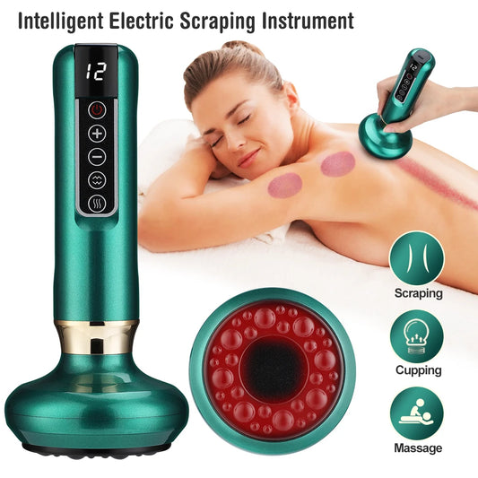 Electric Cupping Device USB Rechargeable 12 Levels Cans