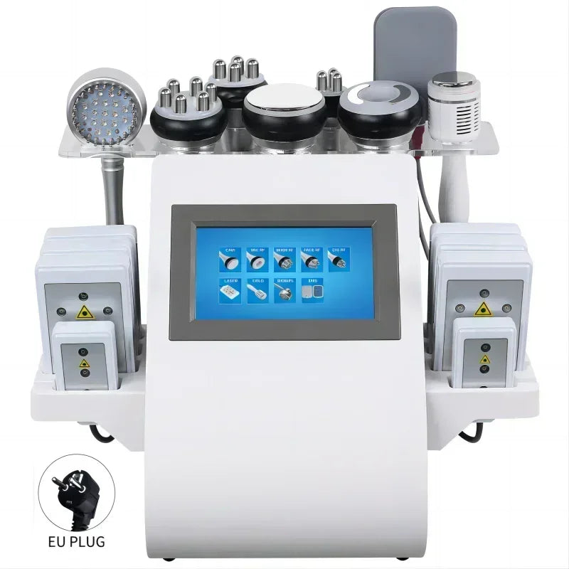 9 In 1 Ultrasonic Cavitation Slimming Machine 40K Multi Polar