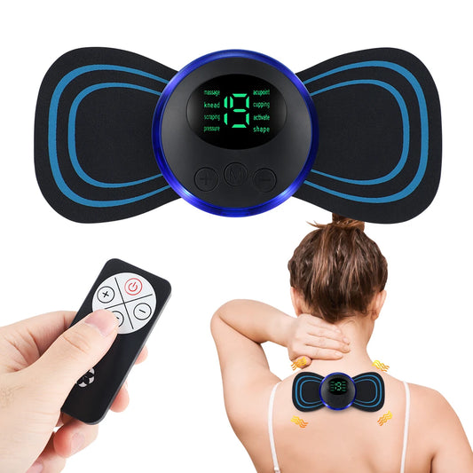 Mini Neck Massager EMS Patch Portable Body Massage Sticker