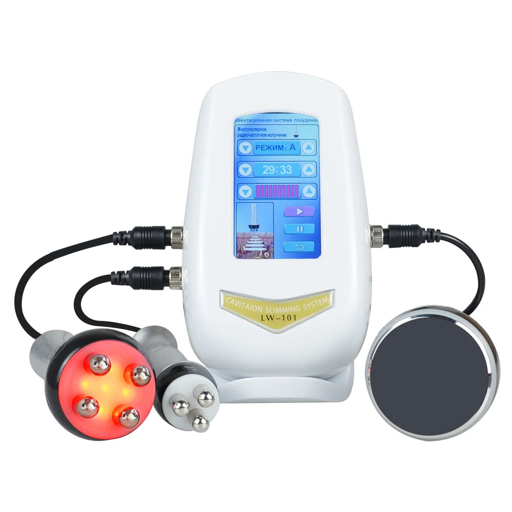 Three In One Beauty Body Slimming Massager Cavitation Device
