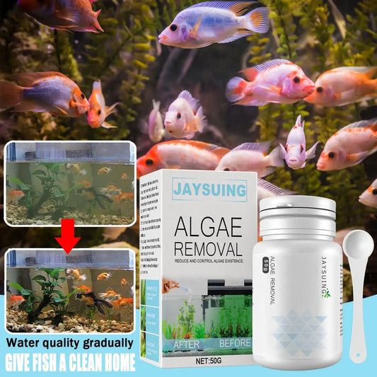 1-4PCS Aquarium Algae Remover Solution for Fish Tank Clears Green Water Eliminates Moss and Algae Safe Water Treatment Gift Use
