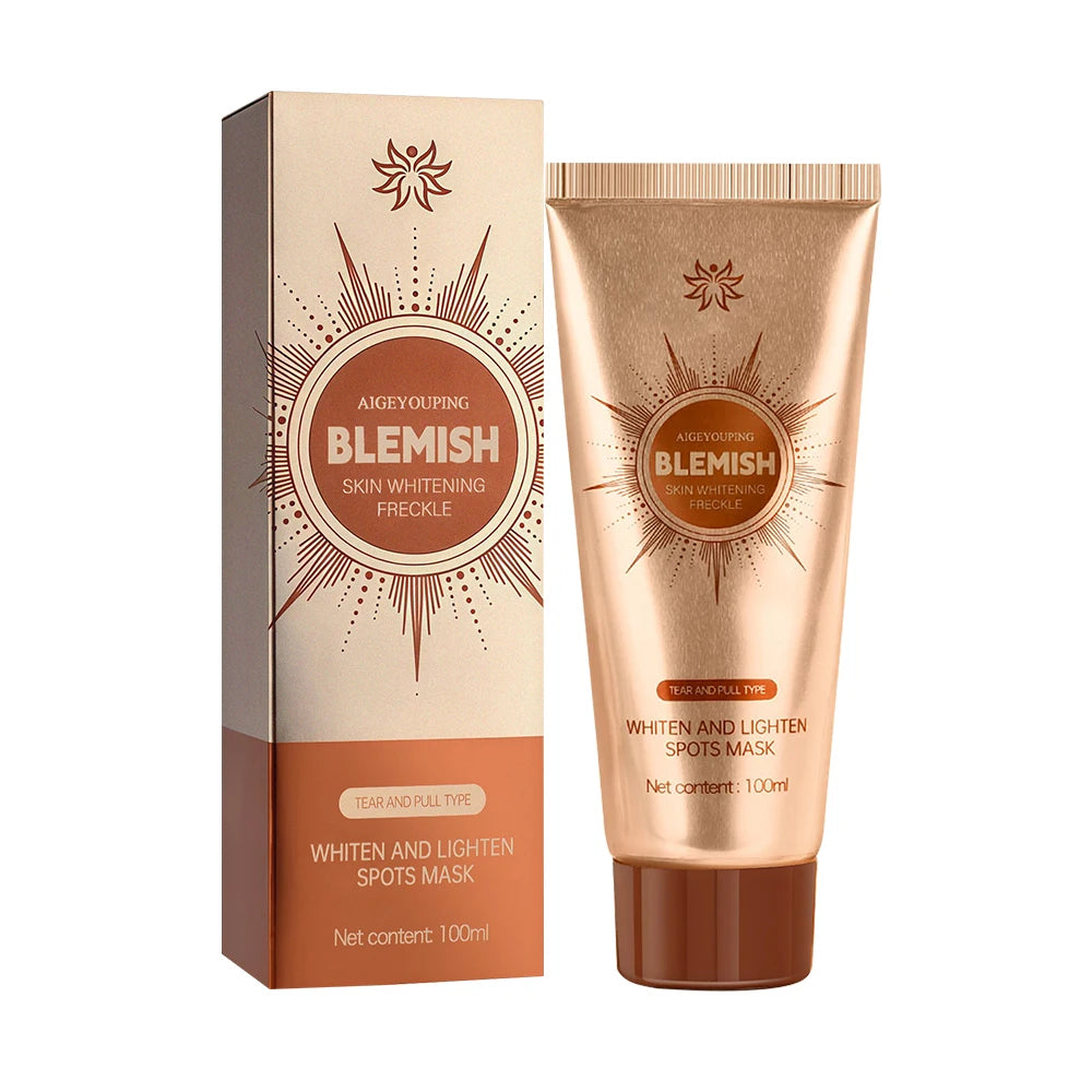 Whitening Spots Mask Spots Peel-Off Facial Mask Anti-Blemish Freckle Brightening Mask Deeply Clean Pore Tightening Skin Care