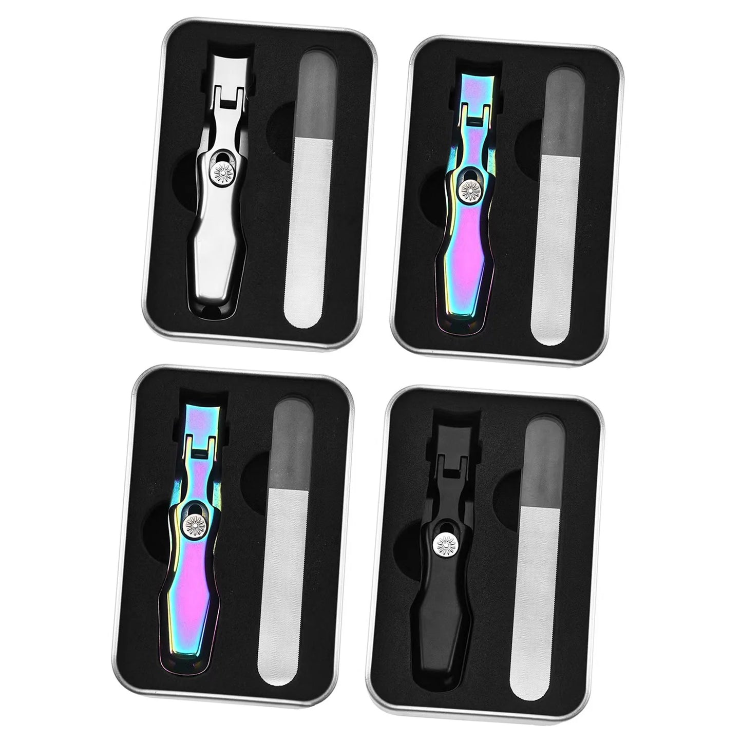 Nail Clippers Stainless Steel Professional Wide Jaw Opening Fingernail Cutters Nail Clippers