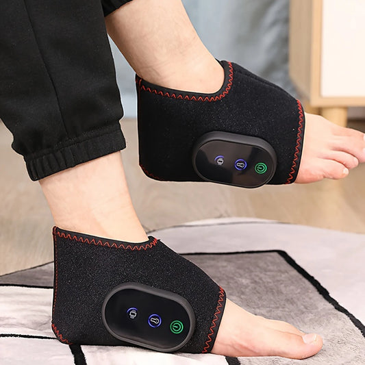 Rechargeable Ankle Massager With Smart Timing And Sensing