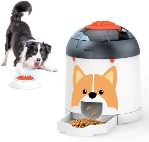 Dog Puzzle Feeder With Remote Automatic Treat Dispenser For All Breeds 280ml