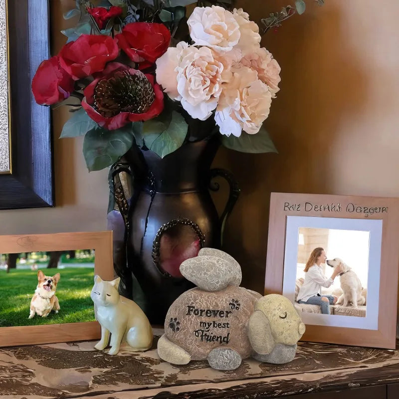 Dog Memorial Gifts for Loss of Dog, 5x3.5Inchs Pet Dog Bereavement Remembrance Sympathy Gift, Dog Angel Statue Passing Away