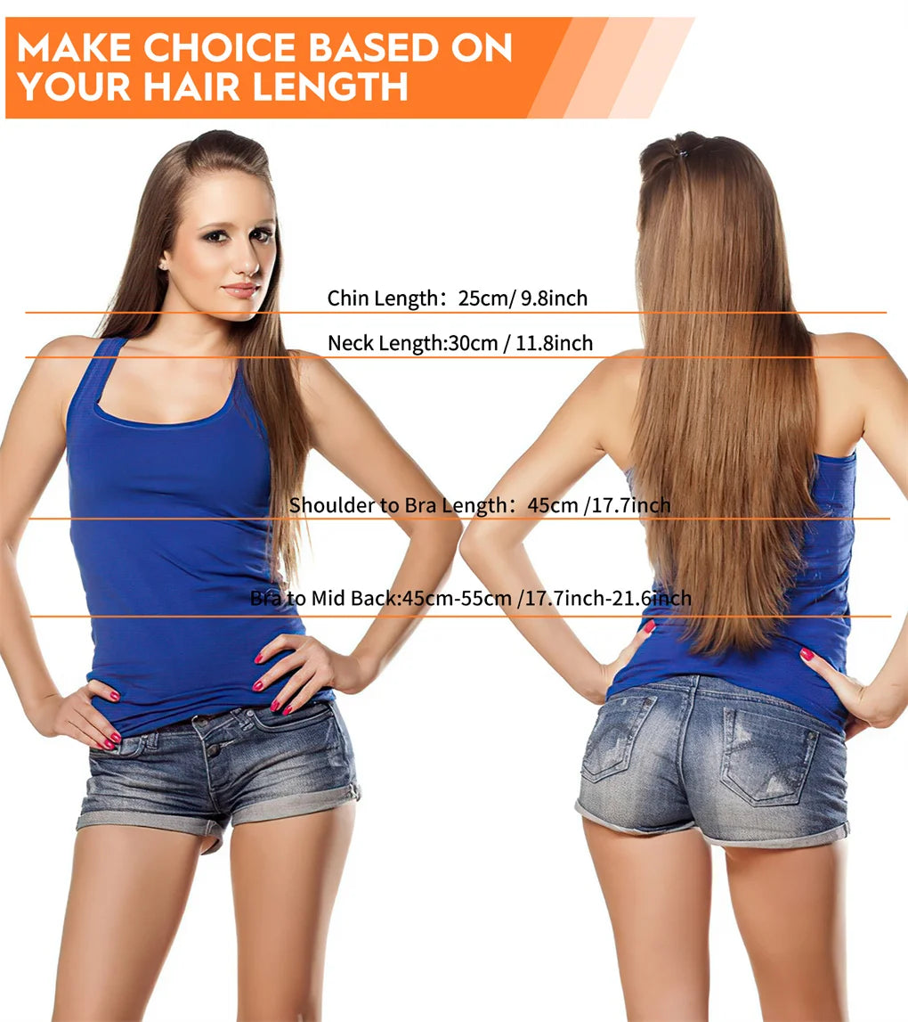 No Heat Hair Curlers Kit 30Pcs With 2 Hooks 55cm 45cm 30cm