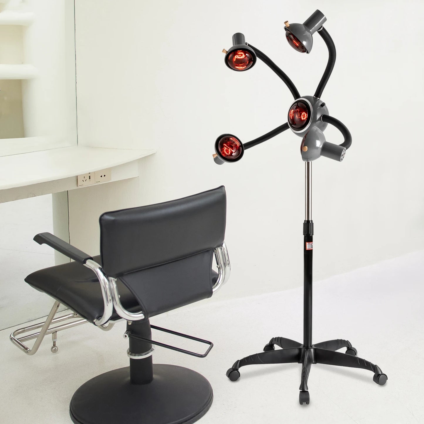 5 Head Infrared Light Therapy Lamp For Salon Hair Styling