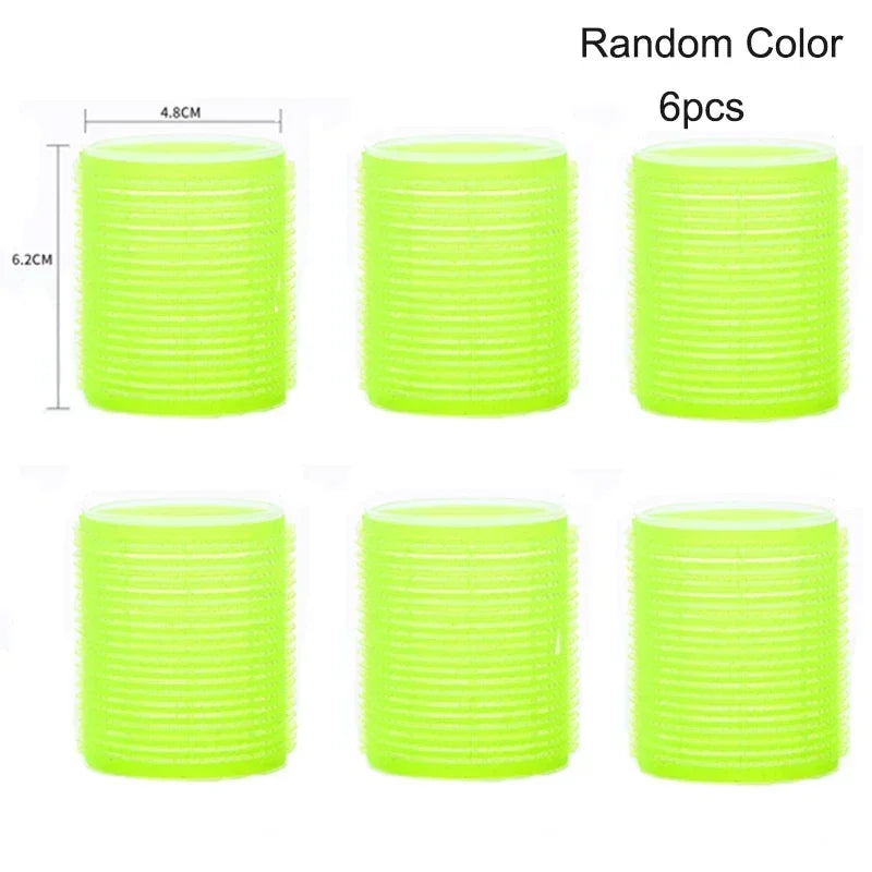 Heatless Hair Rollers Self Grip Hook Curlers Jumbo Set