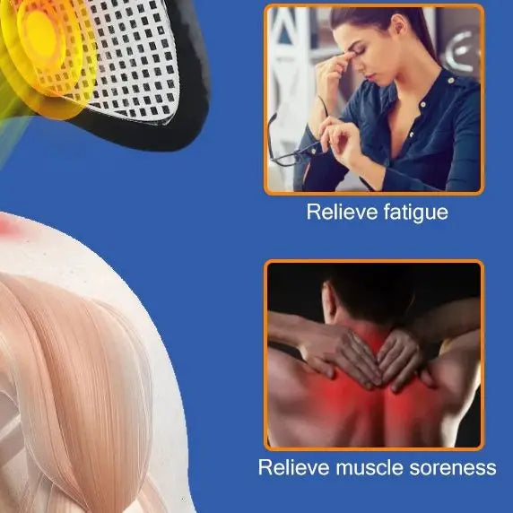 Mini Neck Massager EMS Patch Portable Body Massage Sticker