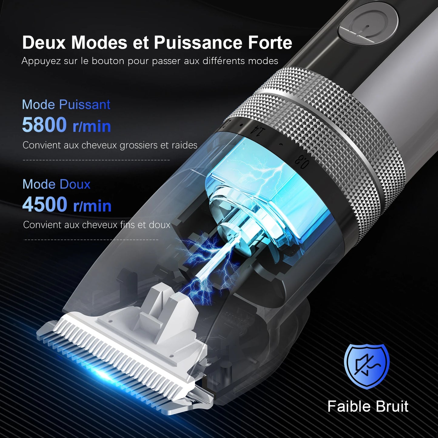 Sejoy Electric Hair Clippers Kit USB Rechargeable For Men
