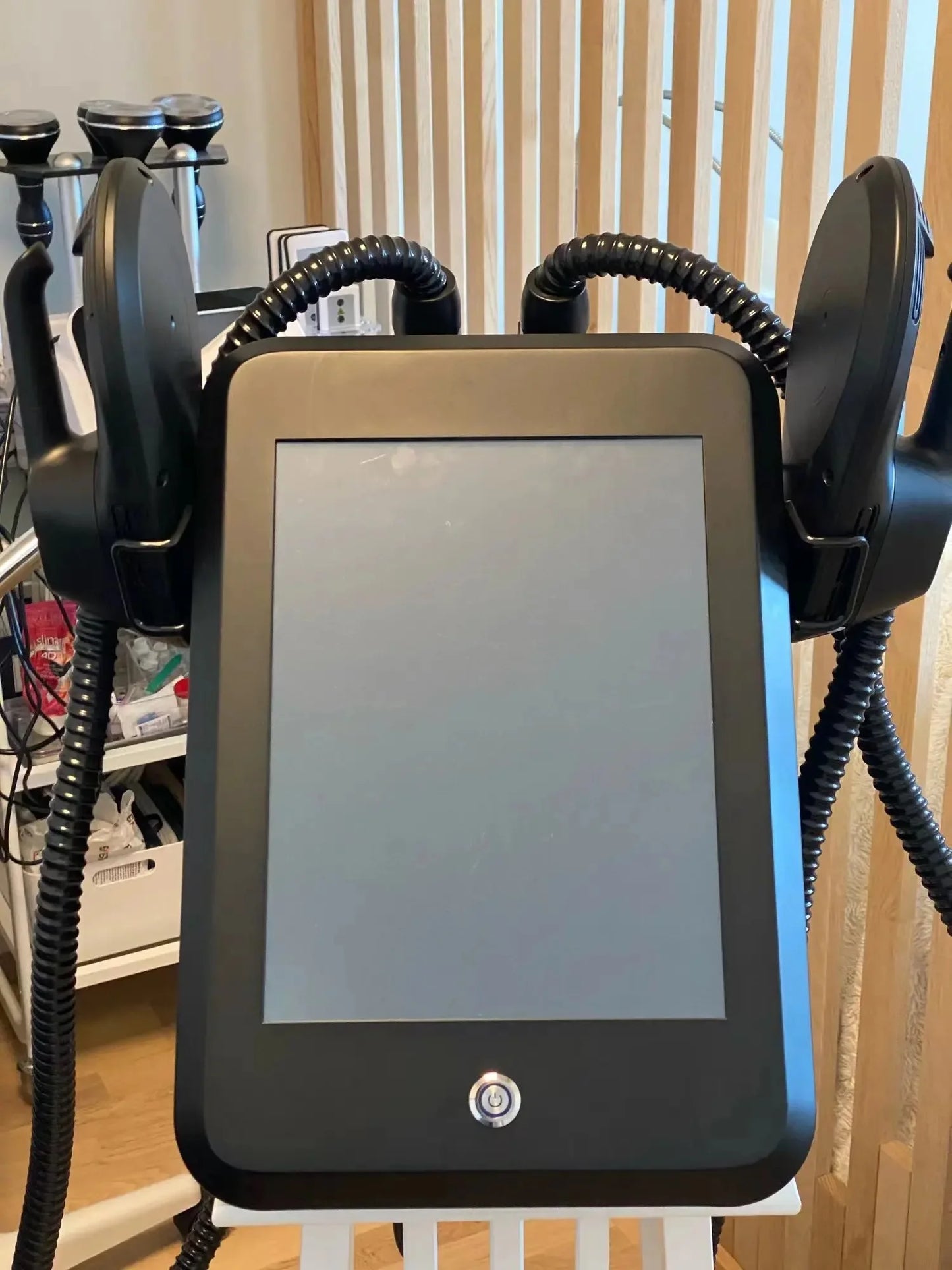 EMS Body Sculpt Fat Removal Machine 4 Handles RF Portable